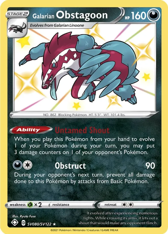 Carte Ixon de Galar — Shining Fates