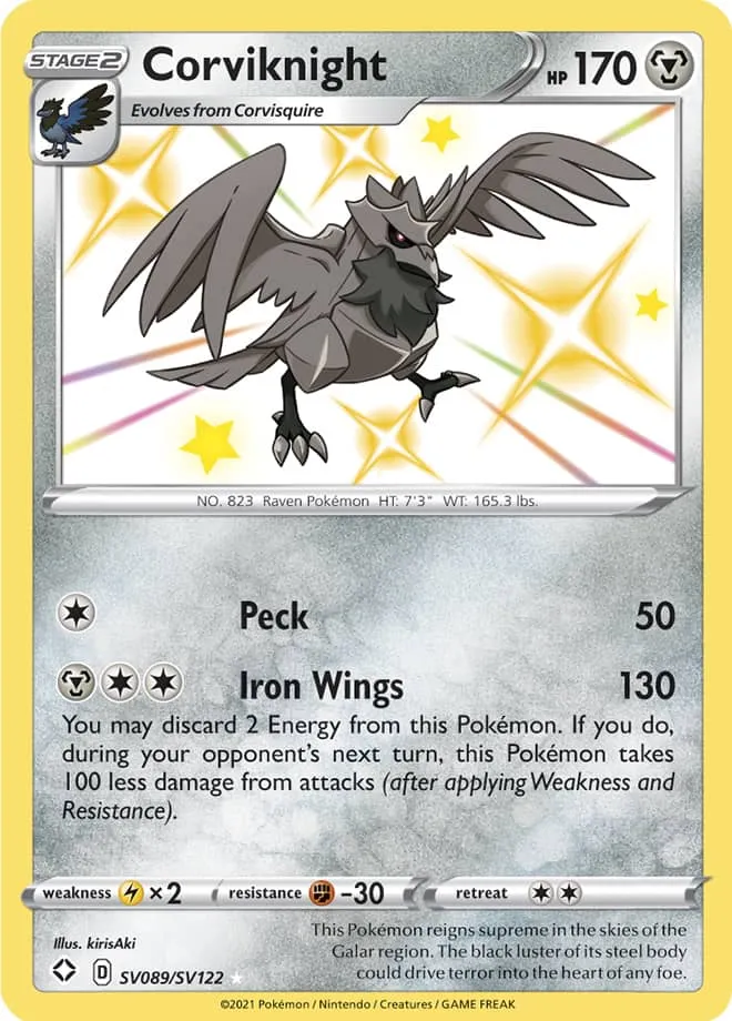 Carte Corvaillus — Shining Fates