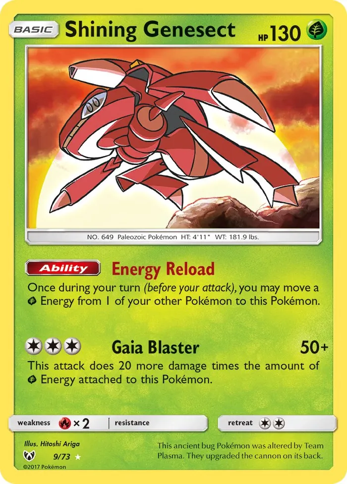 Carte Shining Genesect — Shining Legends