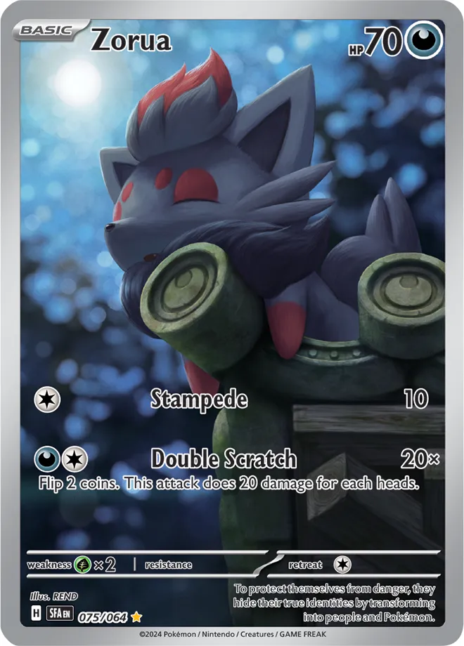 Carte Zorua — Shrouded Fable