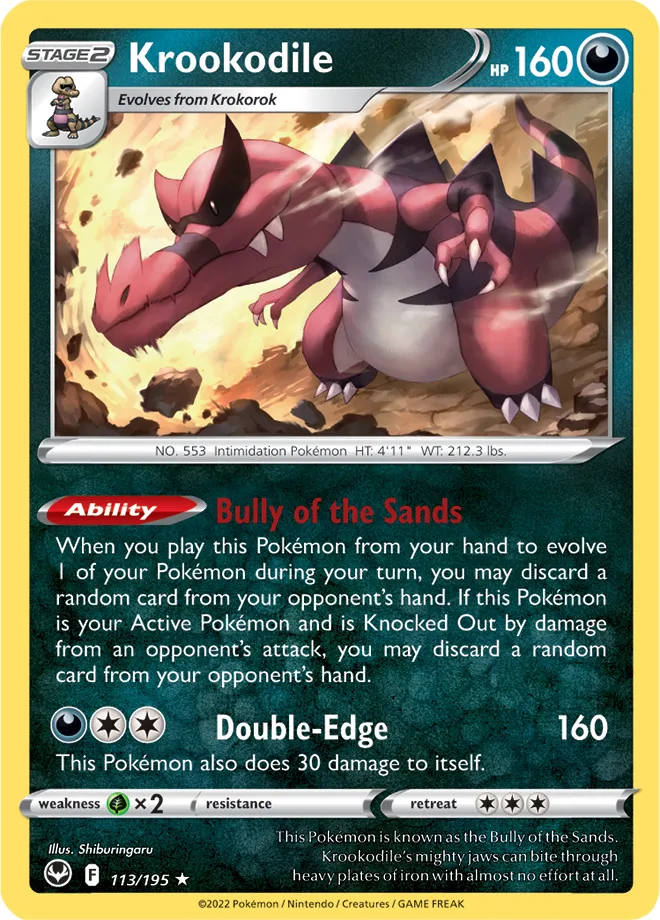 Carte Crocorible — Silver Tempest