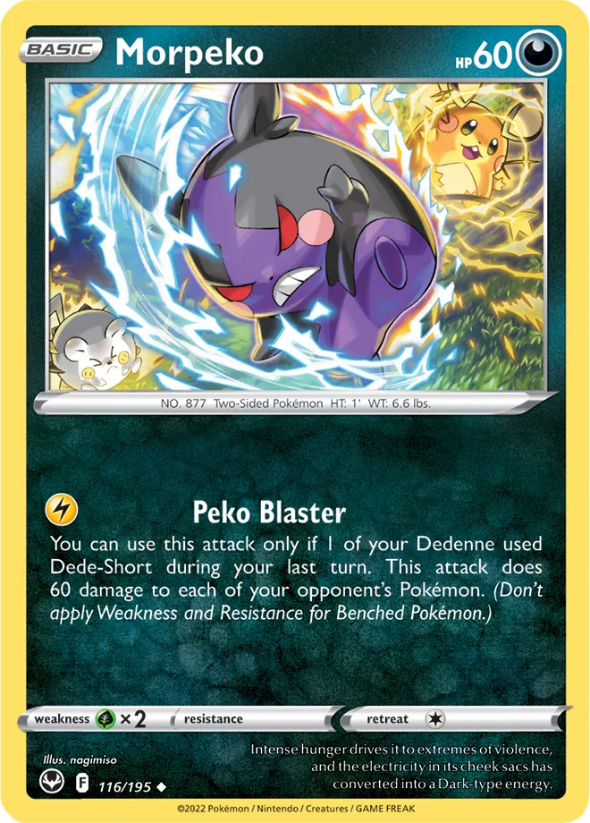 Carte Morpeko — Silver Tempest