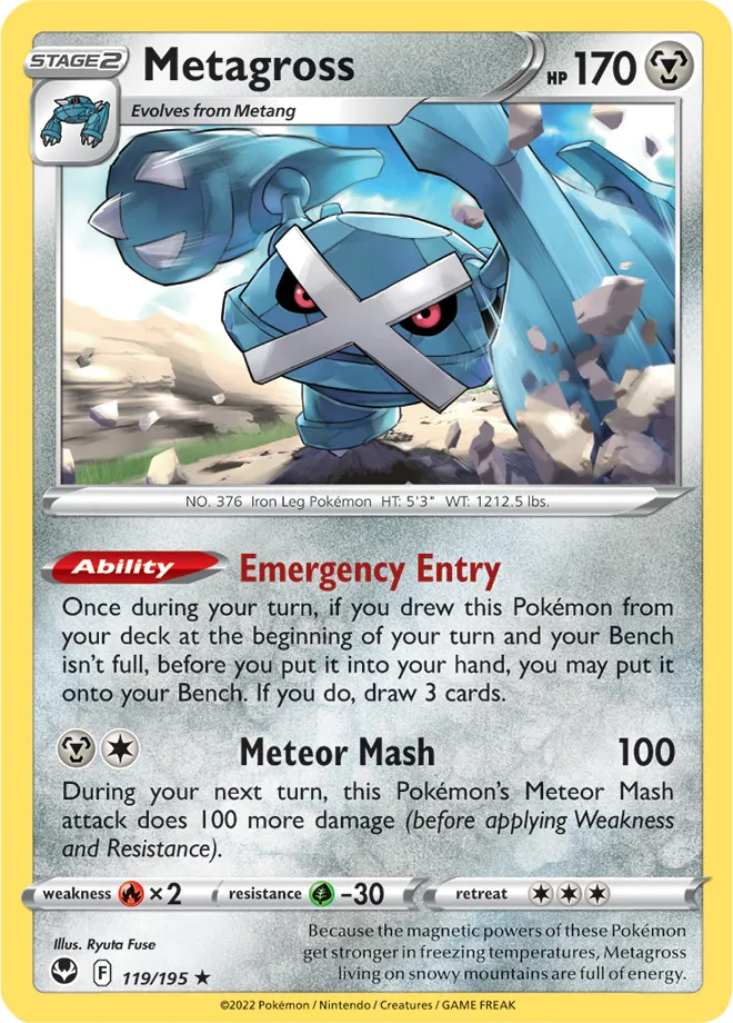 Carte Métalosse — Silver Tempest