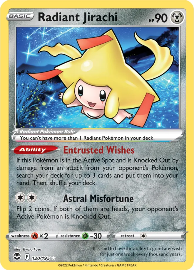 Carte Jirachi Radieux — Silver Tempest