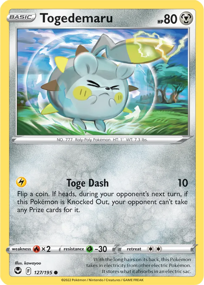 Carte Togedemaru — Silver Tempest