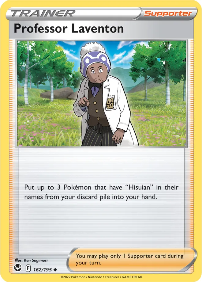 Carte Professeur Lavande — Silver Tempest