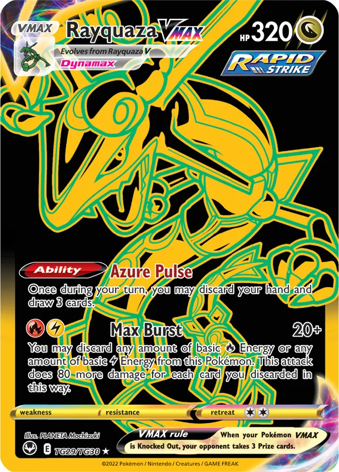 Carte Rayquaza VMAX — Silver Tempest