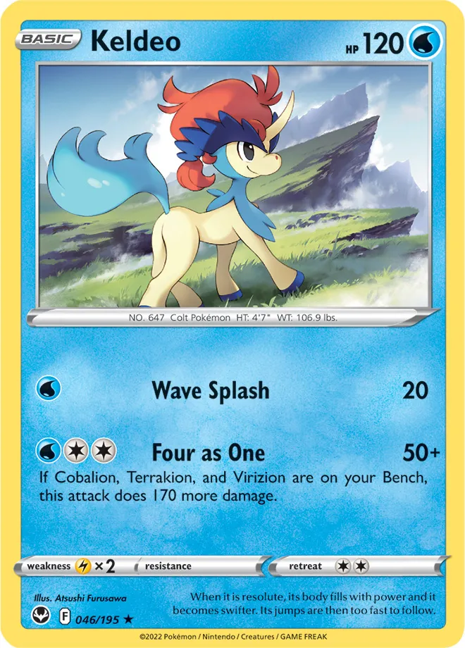 Carte Keldeo — Silver Tempest