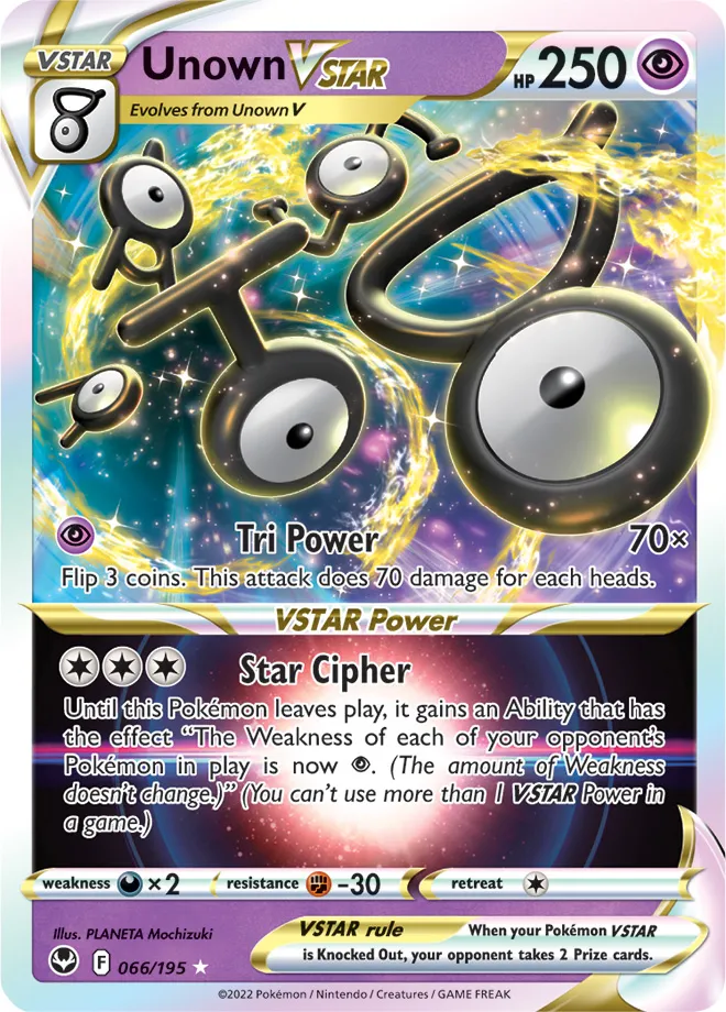Carte Zarbi VSTAR — Silver Tempest