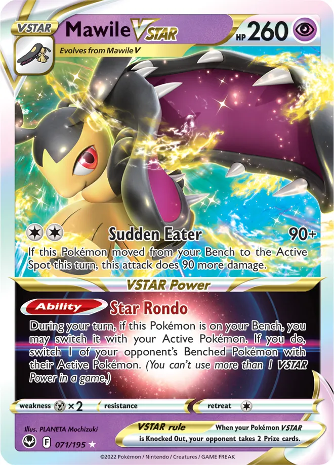 Carte Mysdibule VSTAR — Silver Tempest