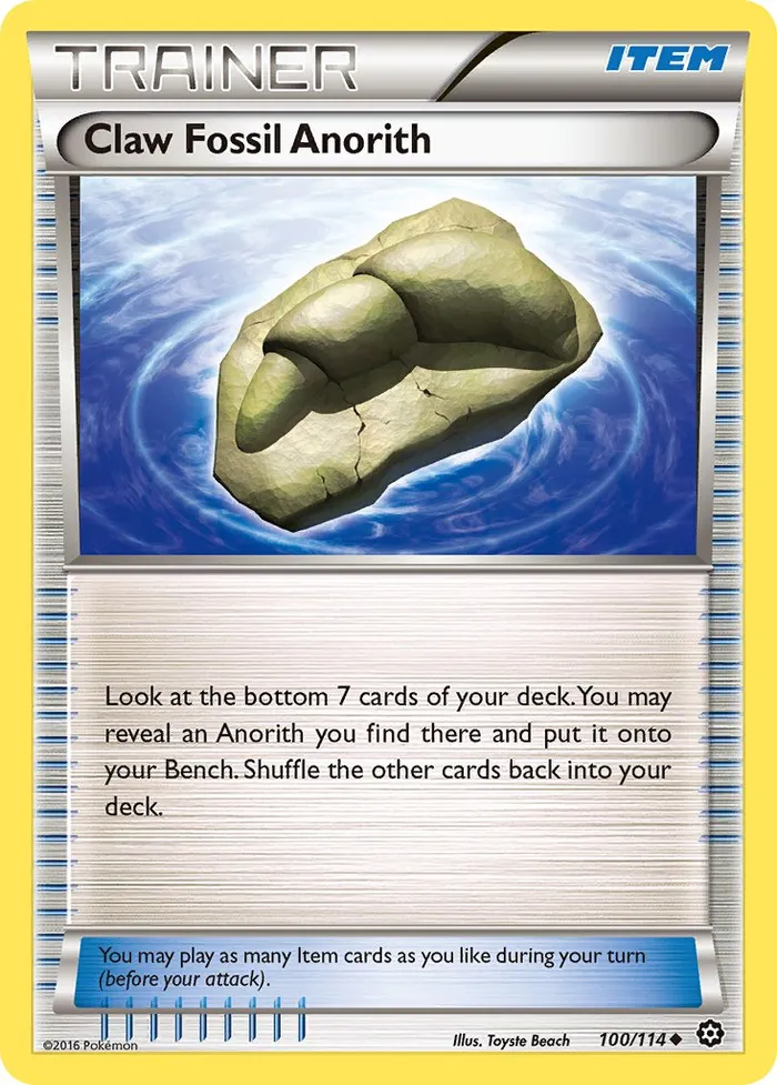 Carte Fossile Griffe Anorith — Steam Siege