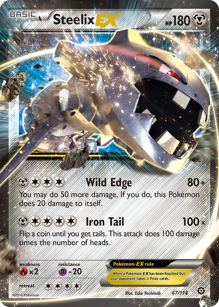 Carte Steelix EX — Steam Siege