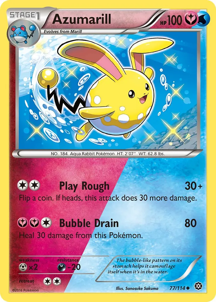 Carte Azumarill — Steam Siege