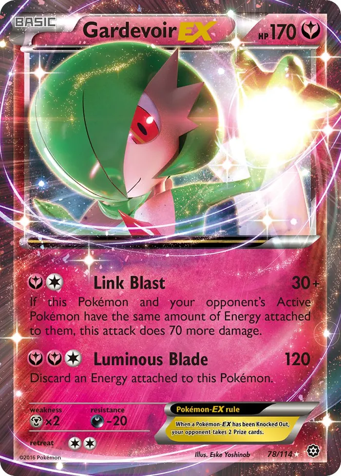 Carte Gardevoir EX — Steam Siege