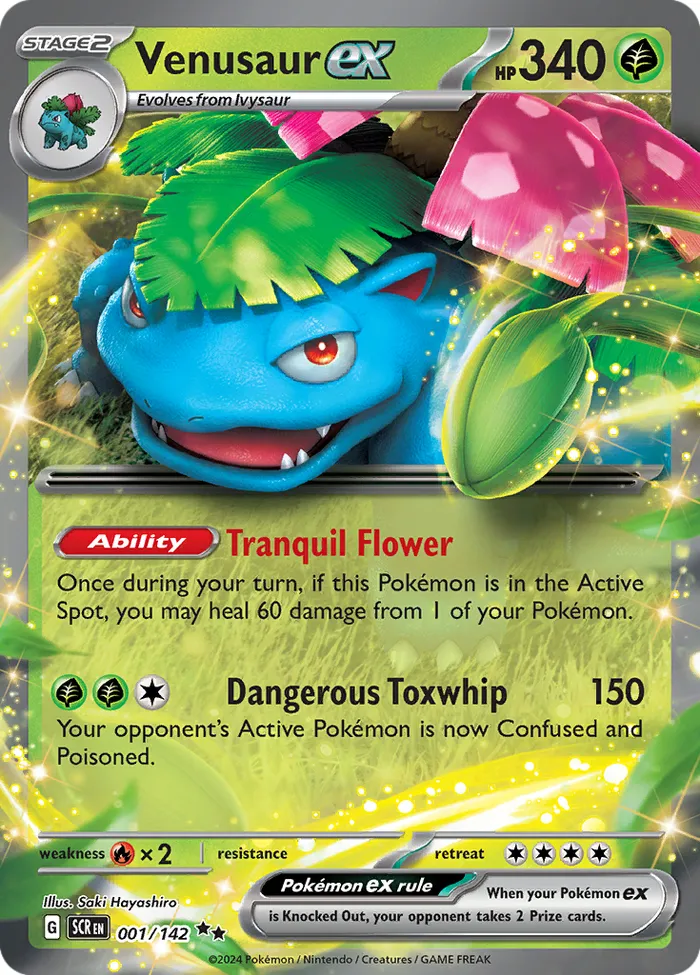 Carte Venusaur ex — Stellar Crown
