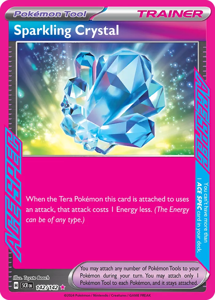 Carte Cristal Scintillant — Stellar Crown