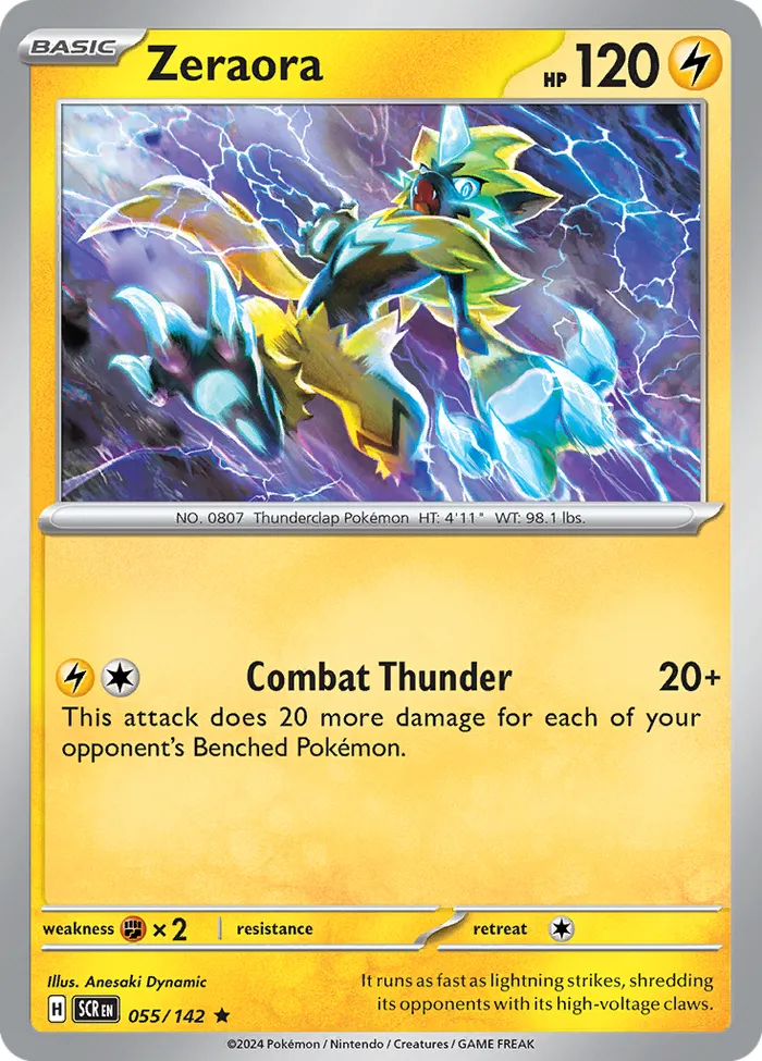 Carte Zeraora — Stellar Crown