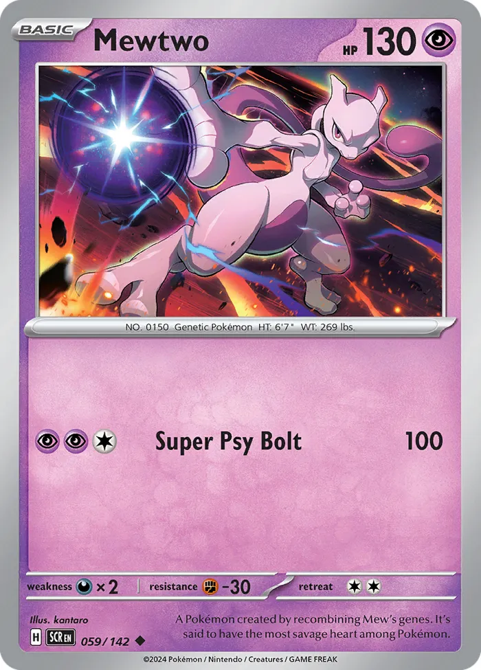 Carte Mewtwo — Stellar Crown