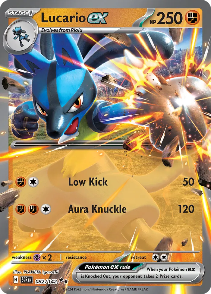 Carte Lucario ex — Stellar Crown