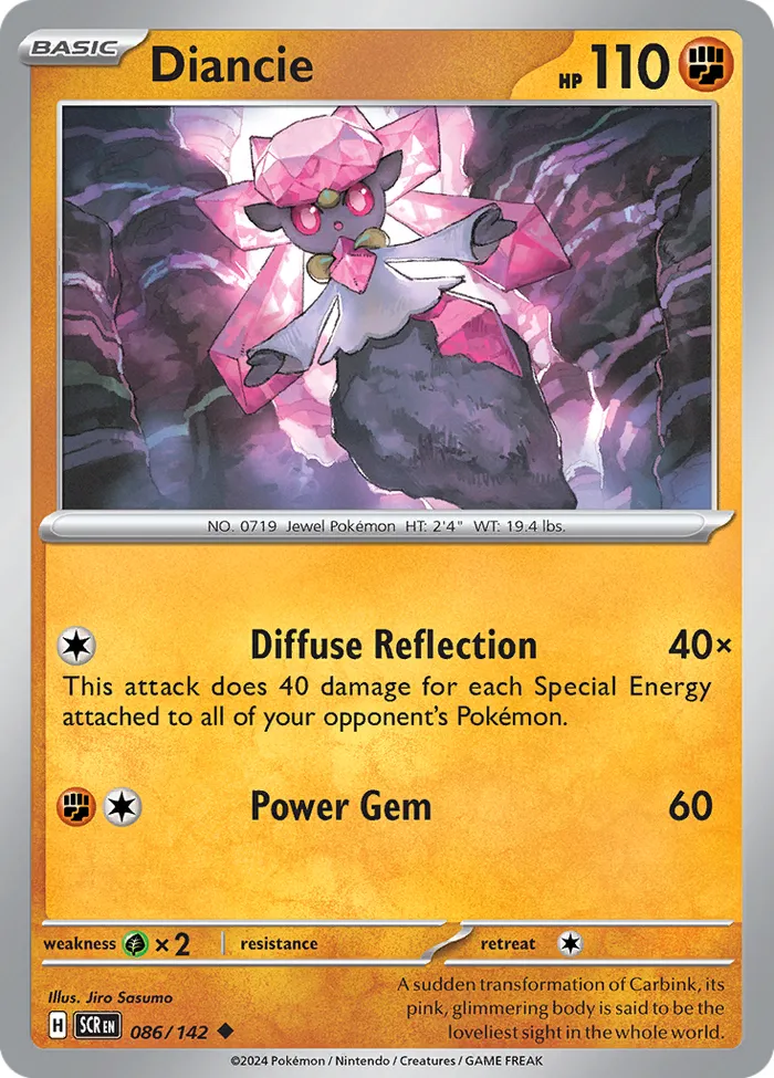 Carte Diancie — Stellar Crown