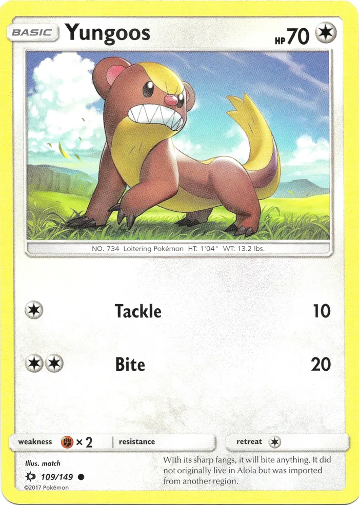 Carte Manglouton — Sun & Moon
