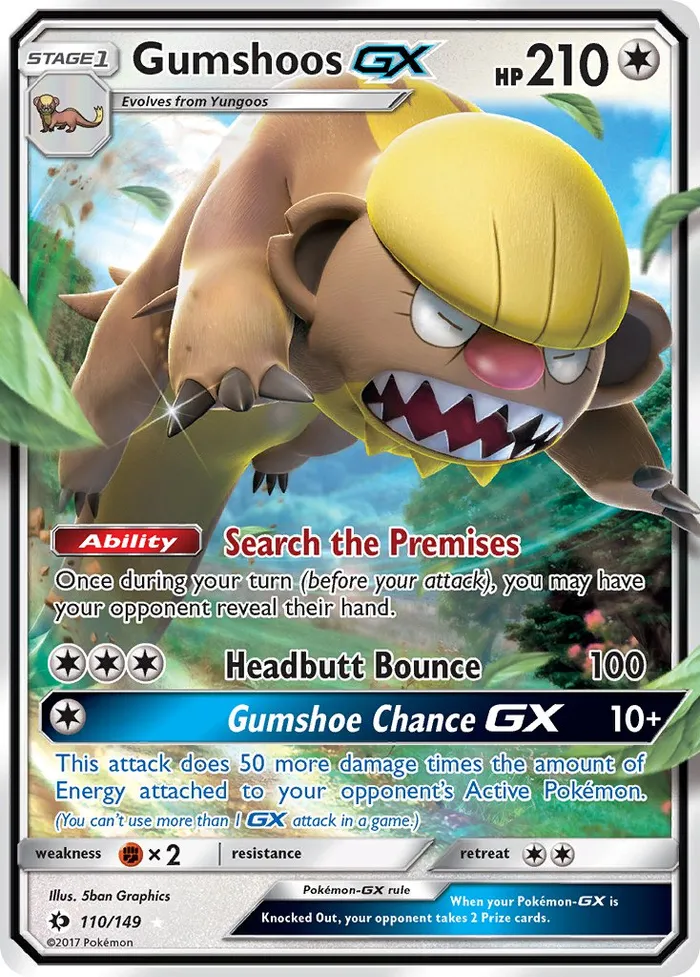 Carte Argouste GX — Sun & Moon