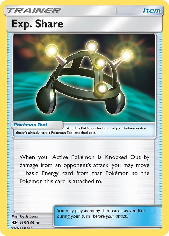 Carte Exp. Share — Sun & Moon