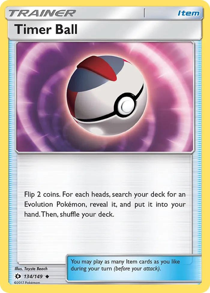 Carte Chrono Ball — Sun & Moon