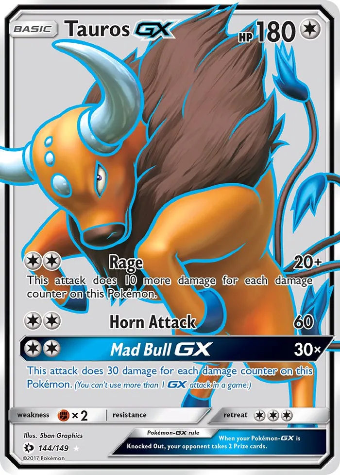 Carte Tauros-GX — Sun & Moon