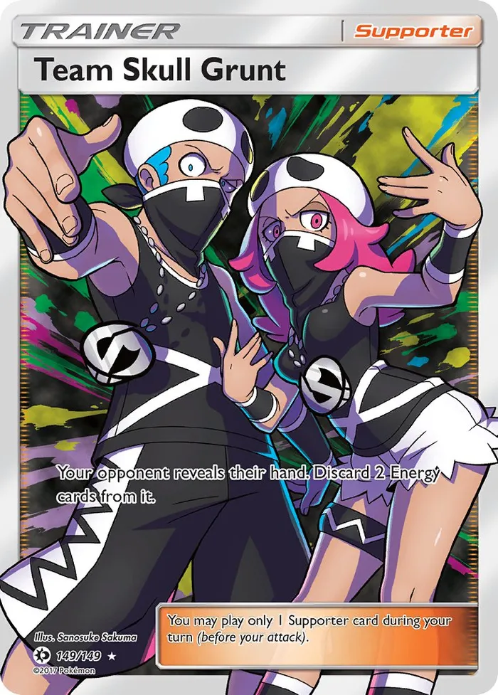 Carte Sbire de la Team Skull — Sun & Moon