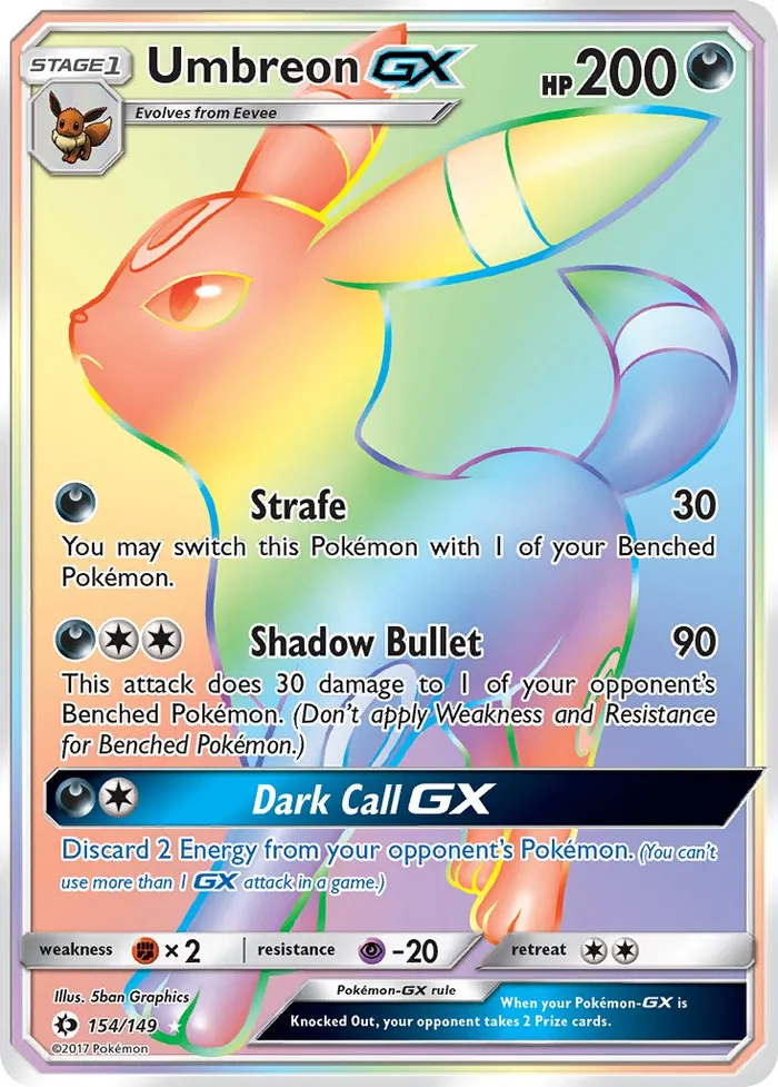 Carte Noctali GX — Sun & Moon