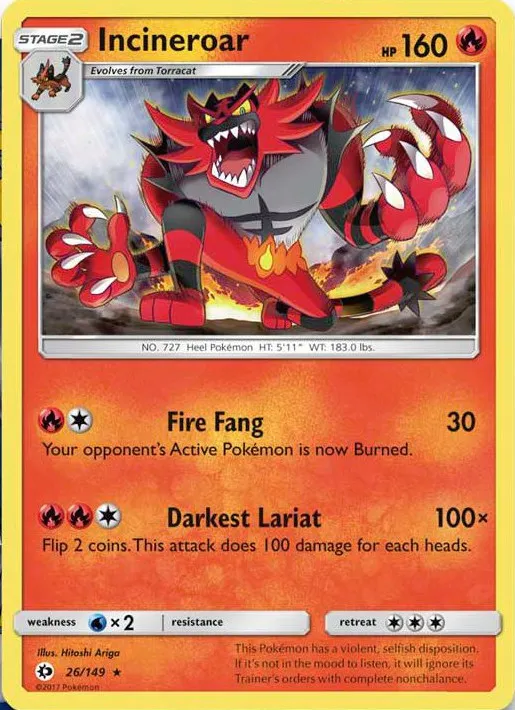 Carte Félinferno — Sun & Moon