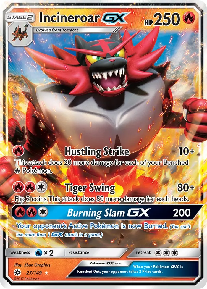 Carte Félinferno GX — Sun & Moon