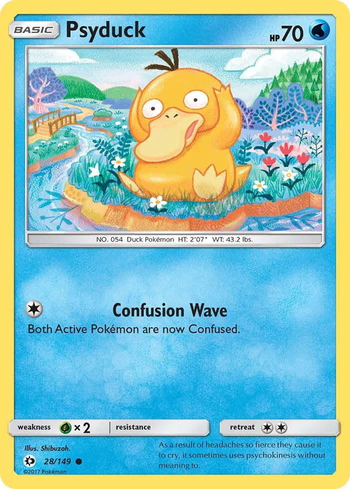 Carte Psykokwak — Sun & Moon