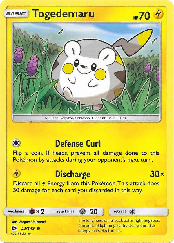 Carte Togedemaru — Sun & Moon