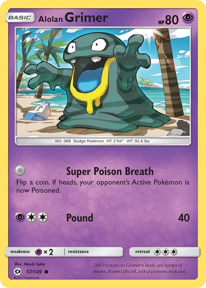 Carte Tadmorv d'Alola — Sun & Moon