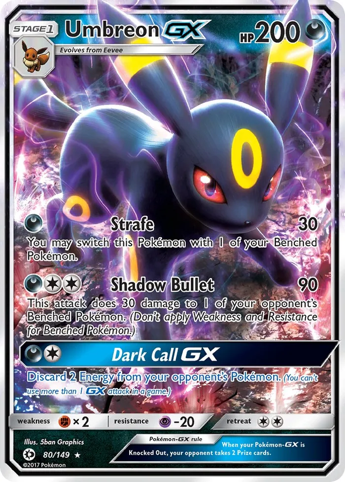 Carte Noctali GX — Sun & Moon