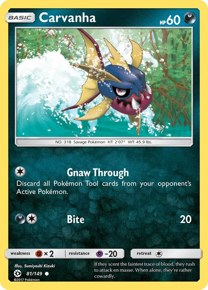 Carte Carvanha — Sun & Moon