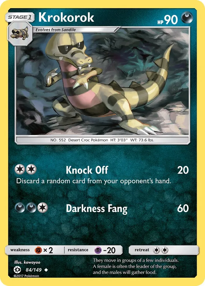 Carte Escroco — Sun & Moon