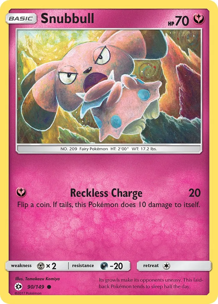 Carte Snubbull — Sun & Moon