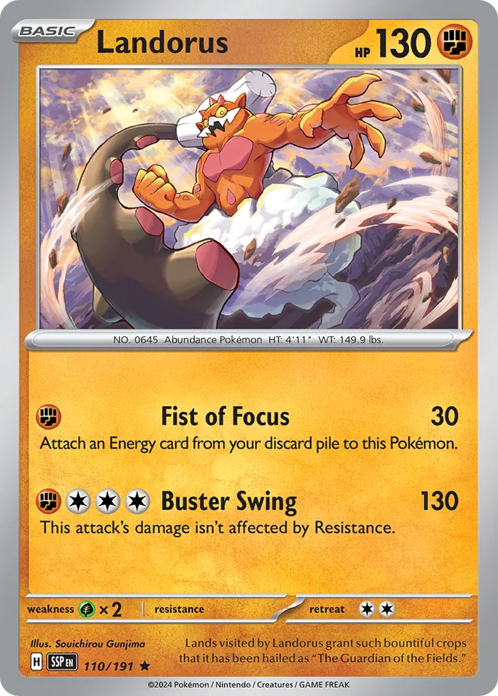 Carte Démétéros — Surging Sparks