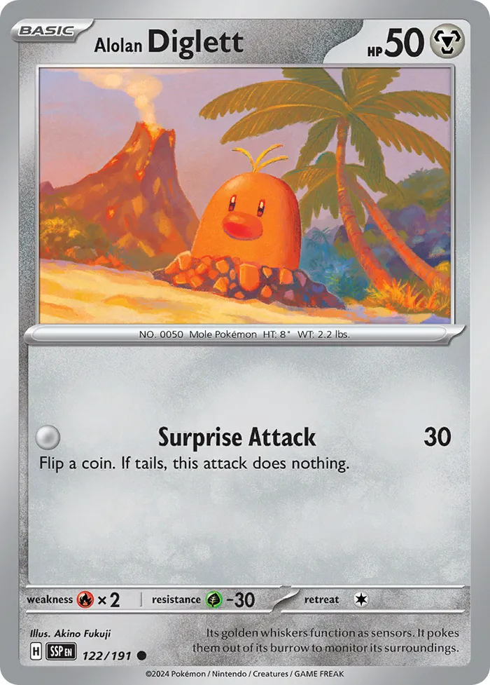 Carte Taupiqueur d'Alola — Surging Sparks