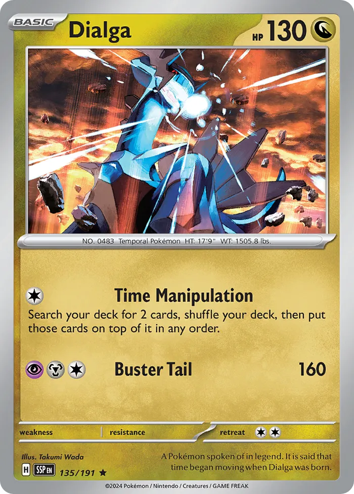 Carte Dialga — Surging Sparks