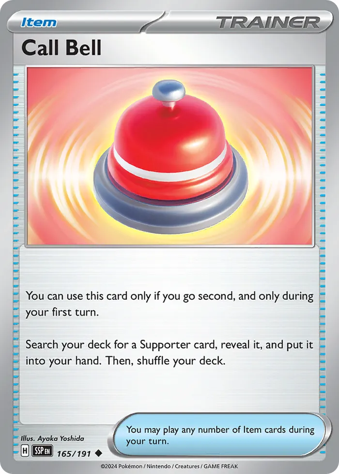 Carte Sonnette d'Appel — Surging Sparks