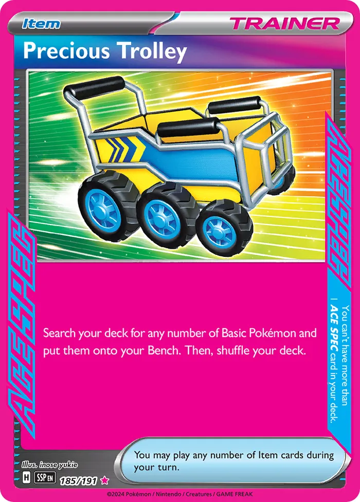 Carte Chariot Précieux — Surging Sparks