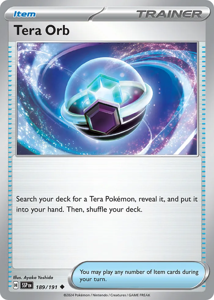 Carte Orbe Téracristal — Surging Sparks