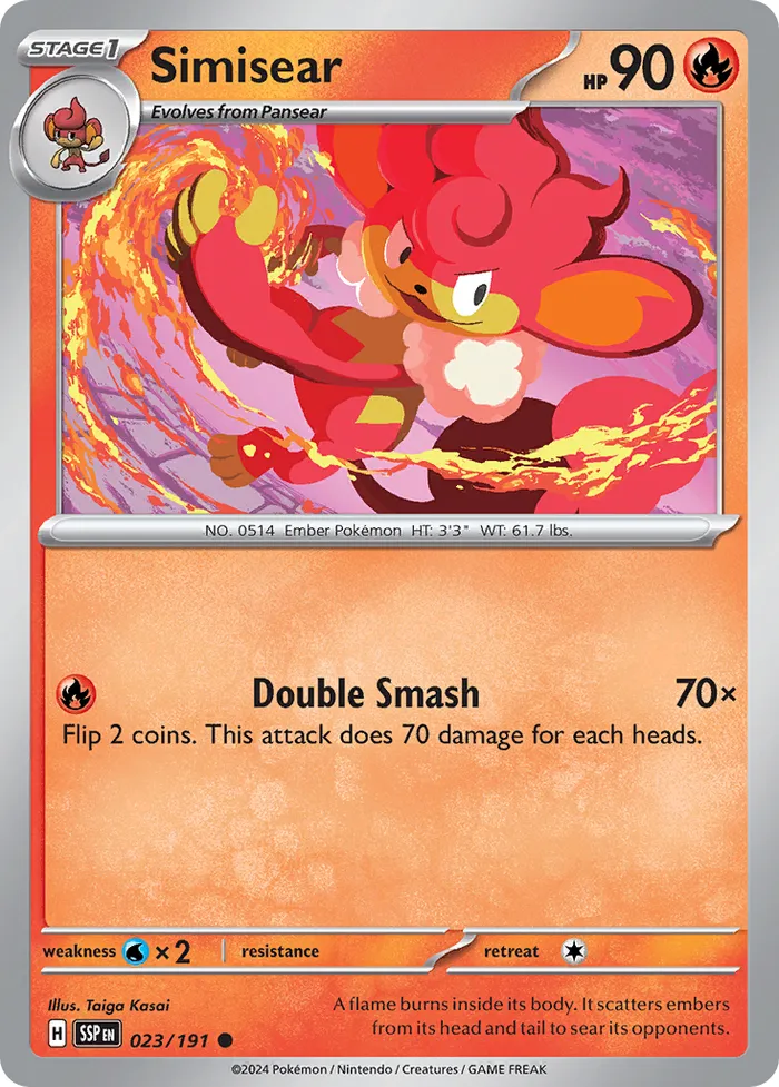 Carte Flamoutan — Surging Sparks