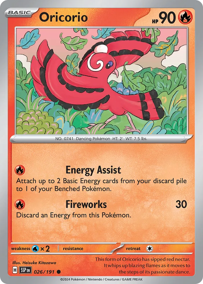Carte Plumeline — Surging Sparks