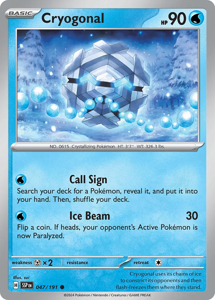 Carte Hexagel — Surging Sparks