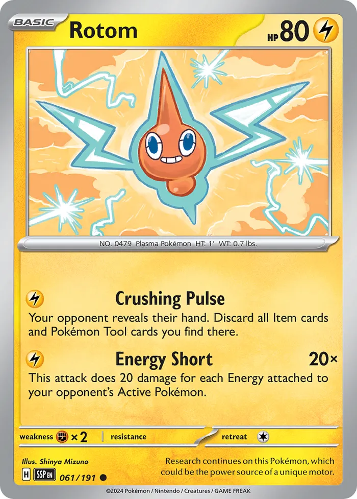 Carte Motisma — Surging Sparks